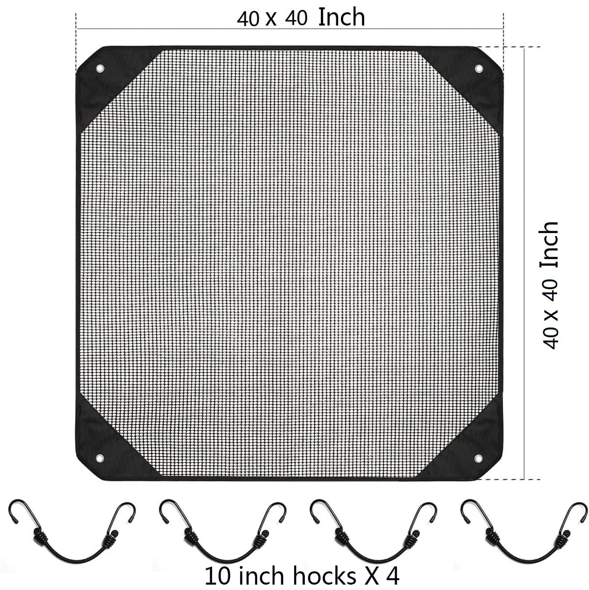 Starjungle Central Air Conditioner Cover For Outside Units 40'' X 40''   Durable Ac Cover For Outside Unit, Leaf Guard Mesh Air