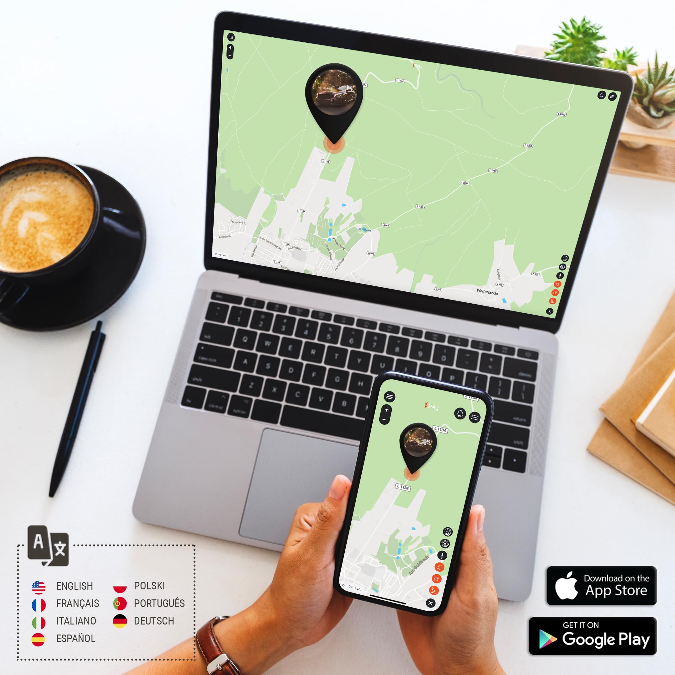 Paj Gps Vehicle Finder 4G, 1.0   Cellular Connected, Real Time Tracking Gps Tracker For Cars, Motorcycles, Trucks & More   Versa