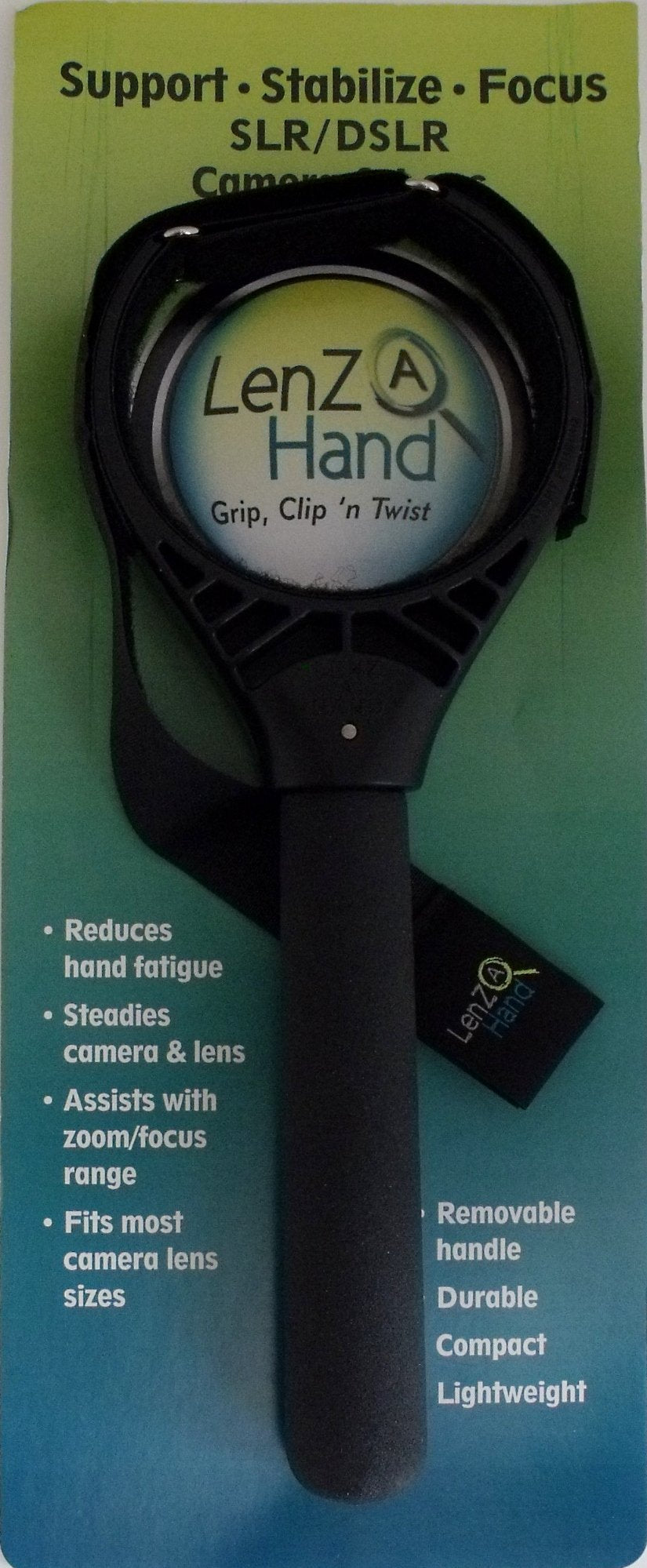 LenZa Lenz A Hand, Helps Hold and Stabilize your Camera and Lens