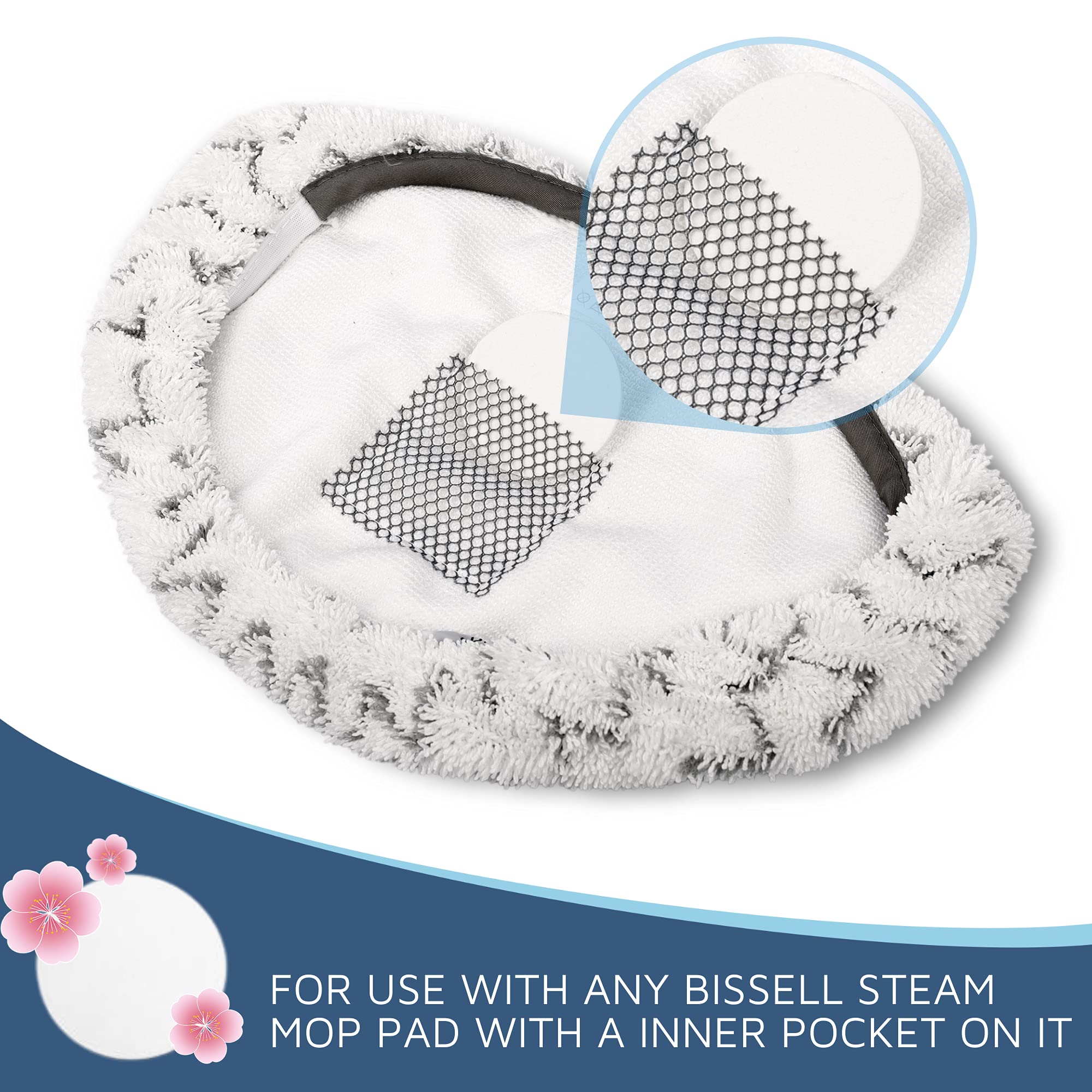 24 Pcs Fragrance Discs Compatible With Bissell Powerfresh And Symphony Series Steam Mop, Including 4 Different Scent Discs (12 S