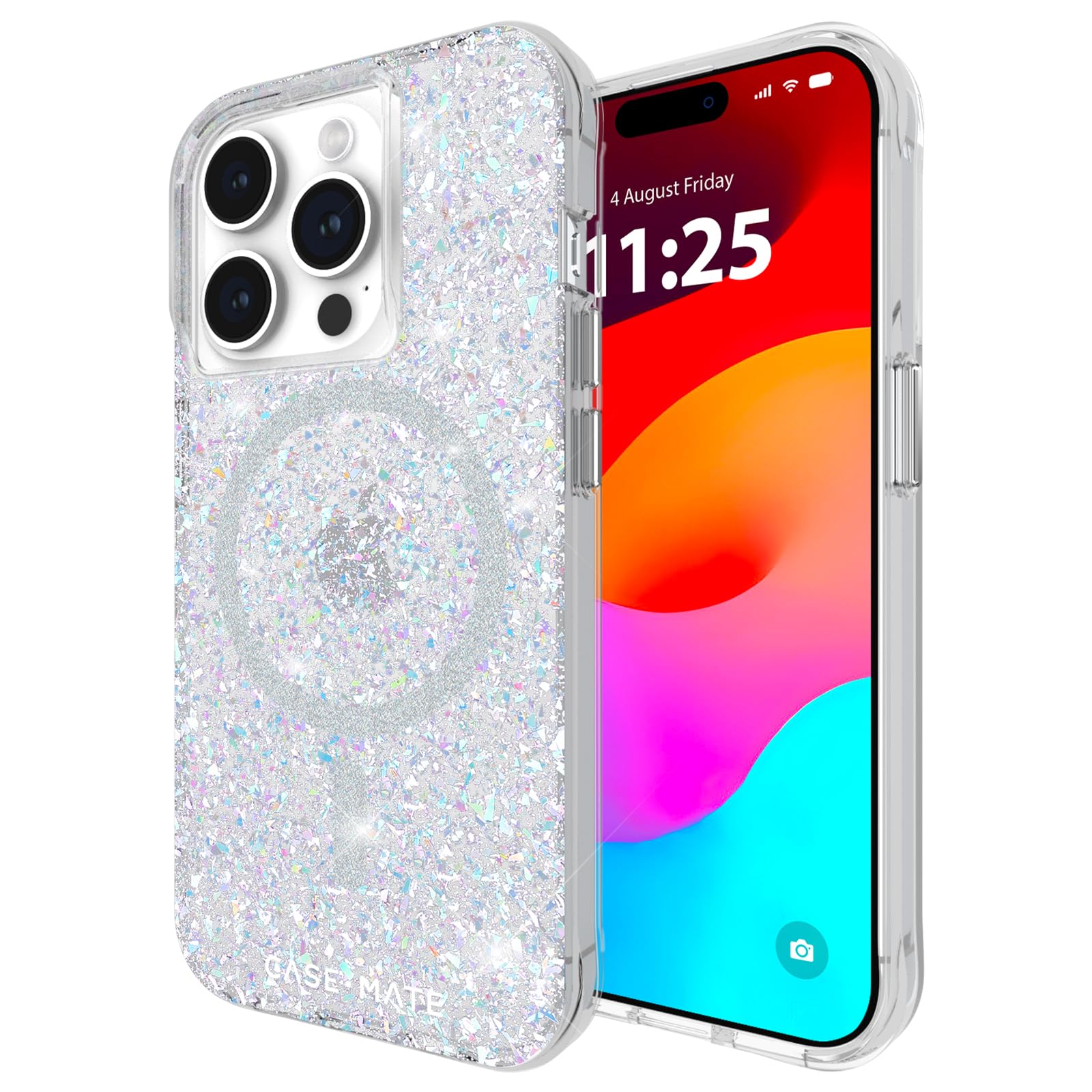 Case Mate Apple Iphone 15 Pro Case For Women | Compatible W/ Magsafe | 12Ft Drop Protection | 6.1'' Iphone 15 Pro Magnetic Case
