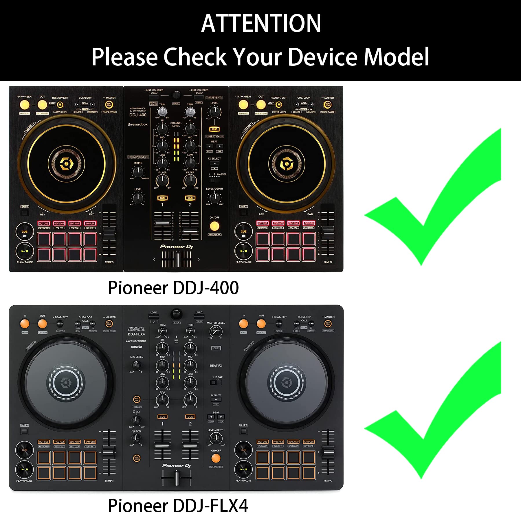 Khanka Hard Travel Case Replacement For Pioneer Pro Dj (Ddj Flx4) 2 Deck Rekordbox Pioneer Smart Dj Controller