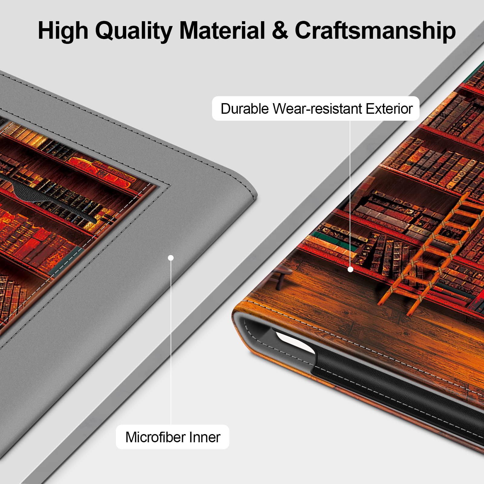 Fintie Stand Case For 7 Kobo Libra Colour (2024) / Kobo Libra 2 (2021) Ereader - Premium Pu Leather Stand Cover Auto Sleep/Wake