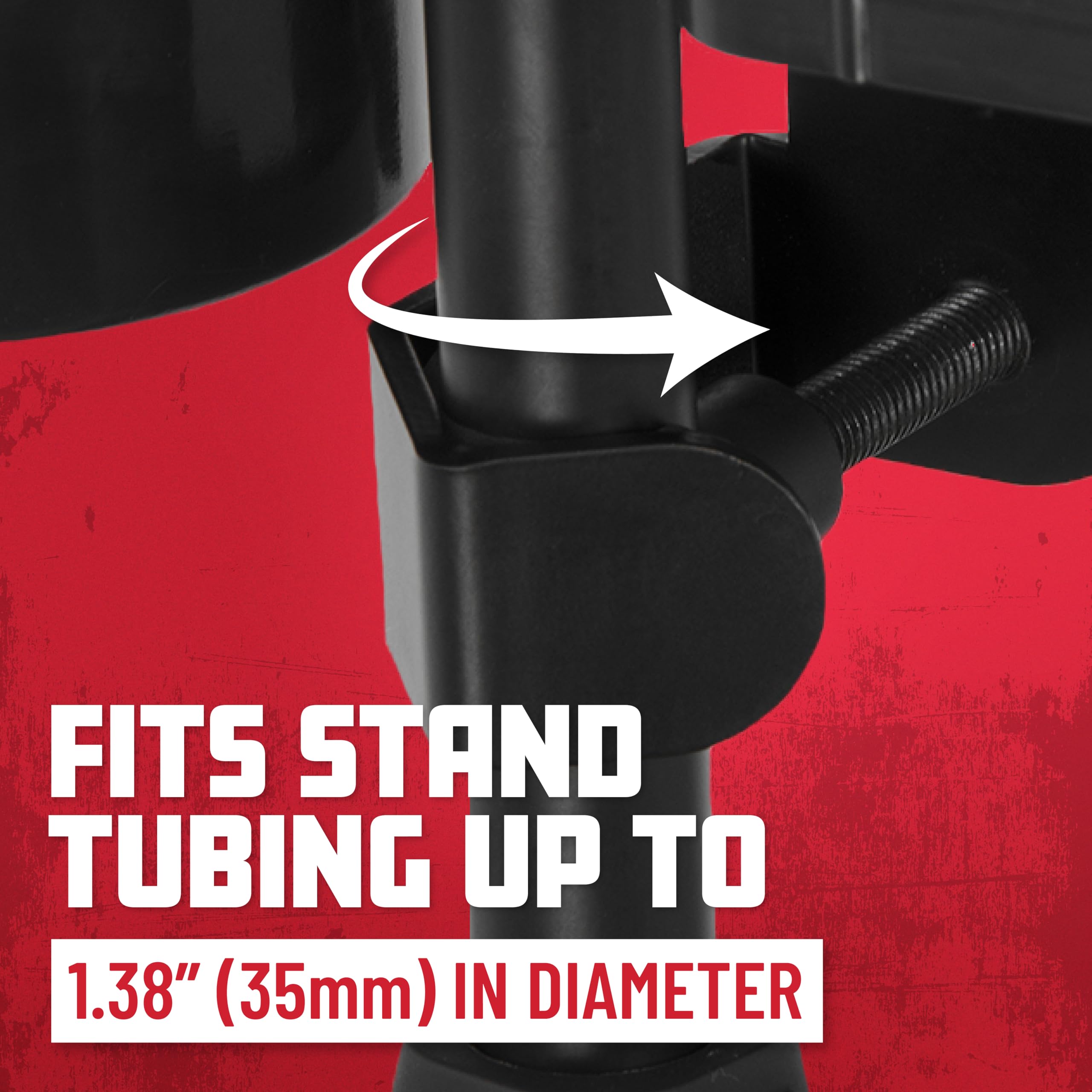 Gator Frameworks Microphone Stand Accessory Tray With Drink Holder And Guitar Pick Tab, 12 X 7 (Gfw-Mic-Acctray)