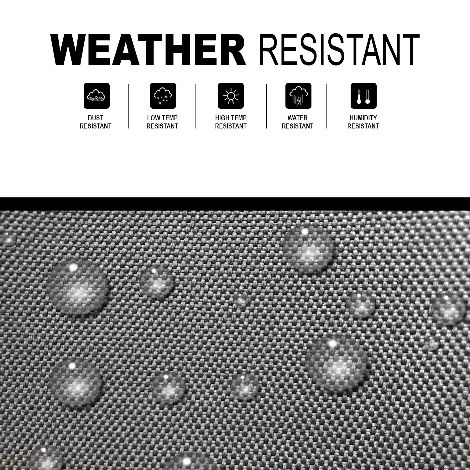 Khomo Gear Waterproof Heavy Duty Outdoor Air Conditioning Cover Ac Protector, Conditioner Outside Units, Grey,Ac Cover Grey