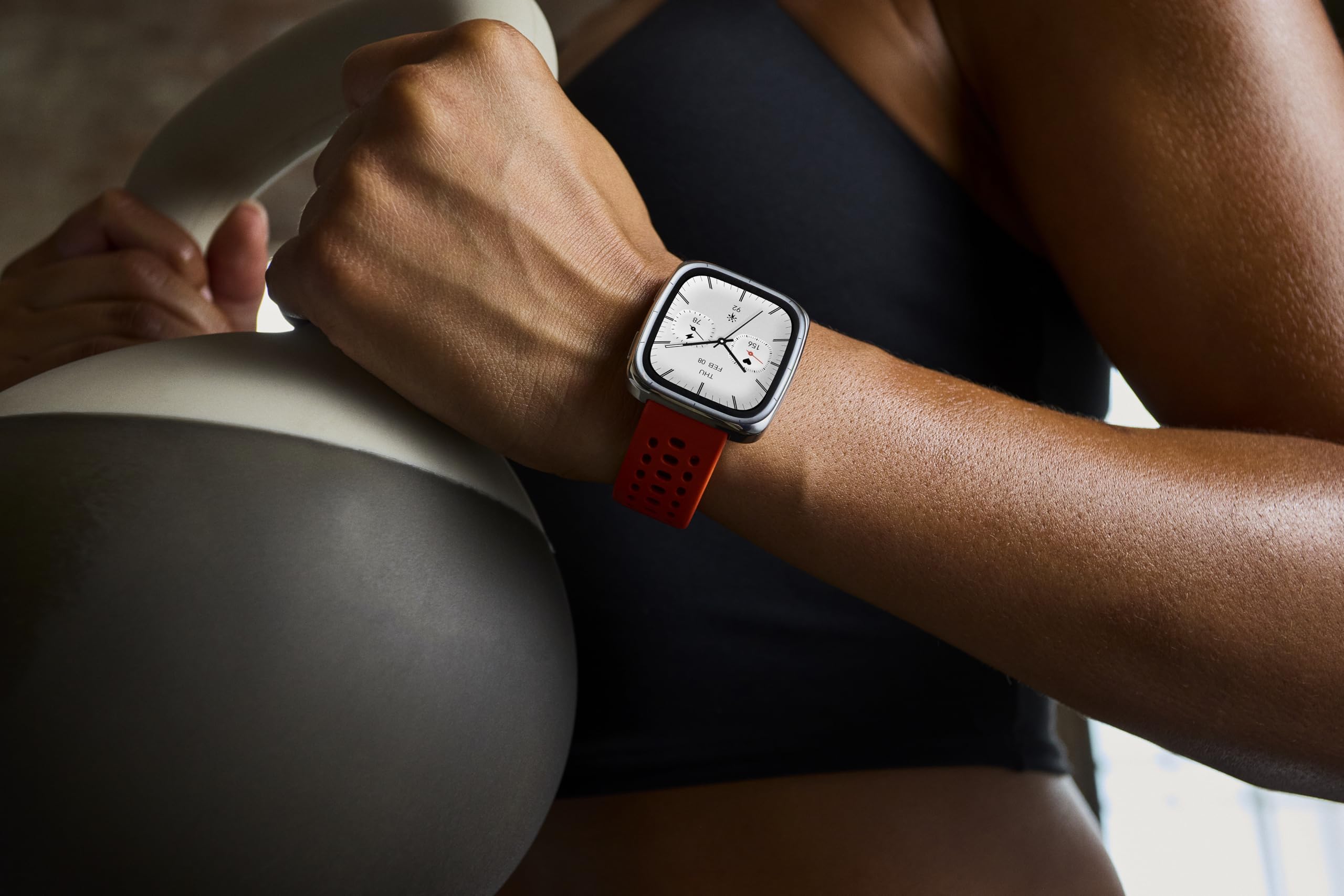 Amazfit Active 2 Premium Smart Watch Fitness Tracker (Square) For Android & Iphone, 10 Day Battery, Water Resistant, Gps Maps, H