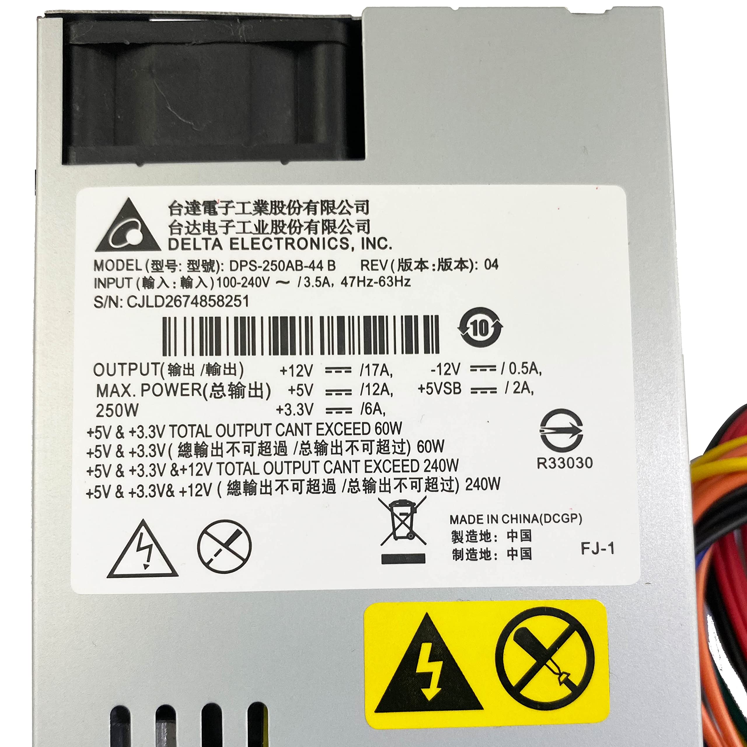 Bestparts New 250W Power Supply Compatible With Synology Ds1815+ Ds1813+ Ds1515+ Ds1513+ Ds1512+ Ds1511+ Ds1010+ Rs814 +Rs815 Ds