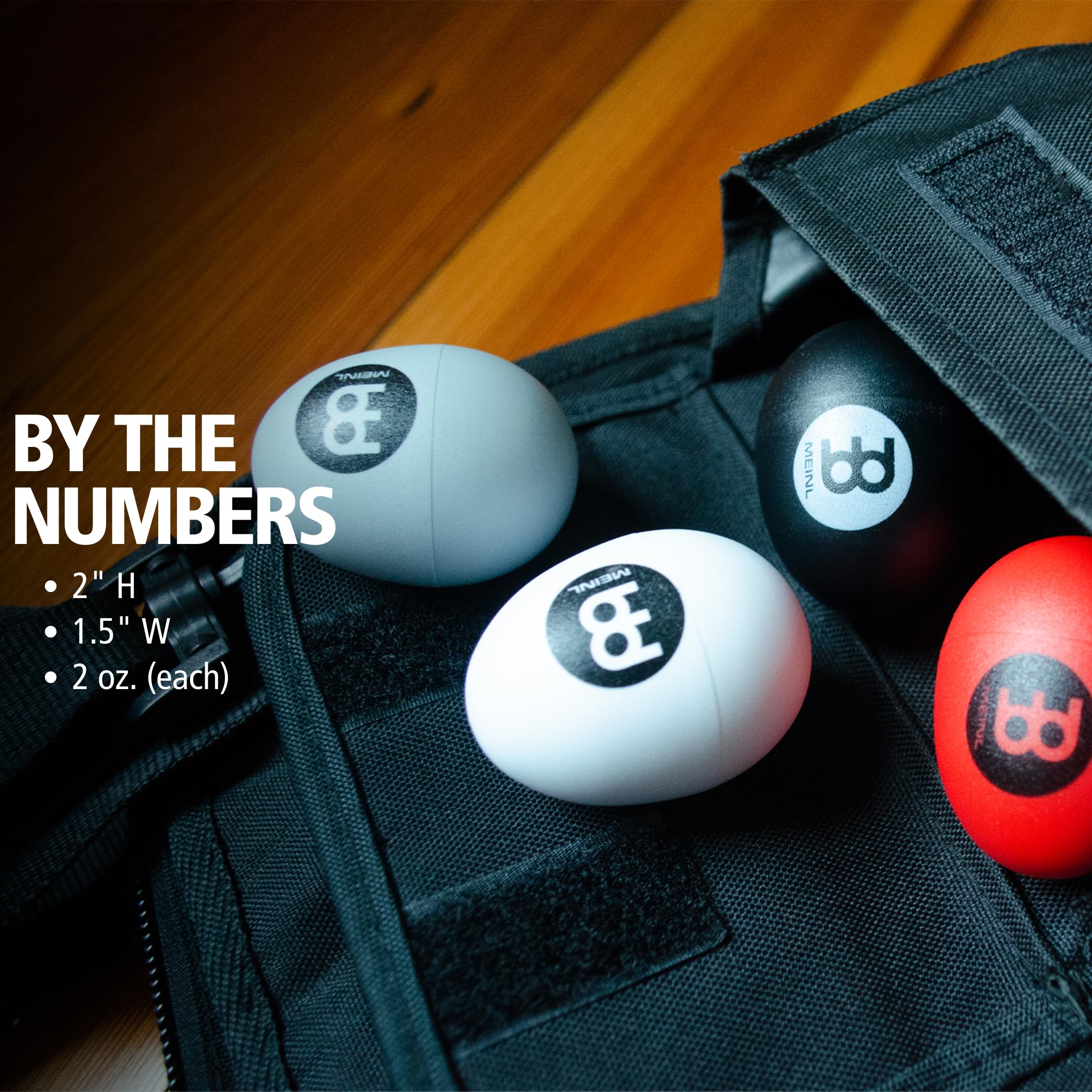 Meinl Percussion Set Egg Shakers 4 Piece Pack For All Music With Different Volume   Not Made In China   Durable All Weather, 2 Y