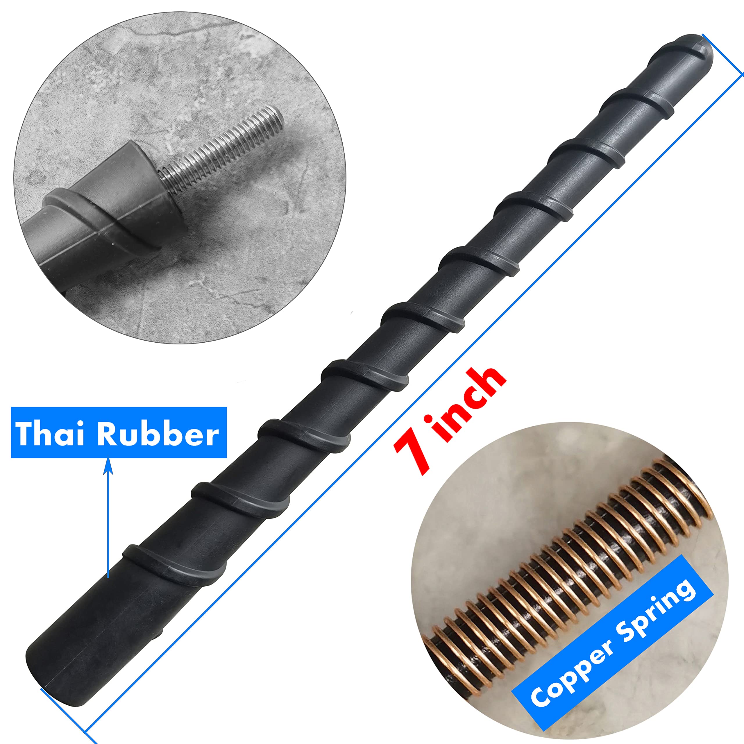 7 Inch Flexible Spiral Rubber Antenna For Jeep Patriot (2007 2017), Jeep Patriot Antenna Replacement Mast