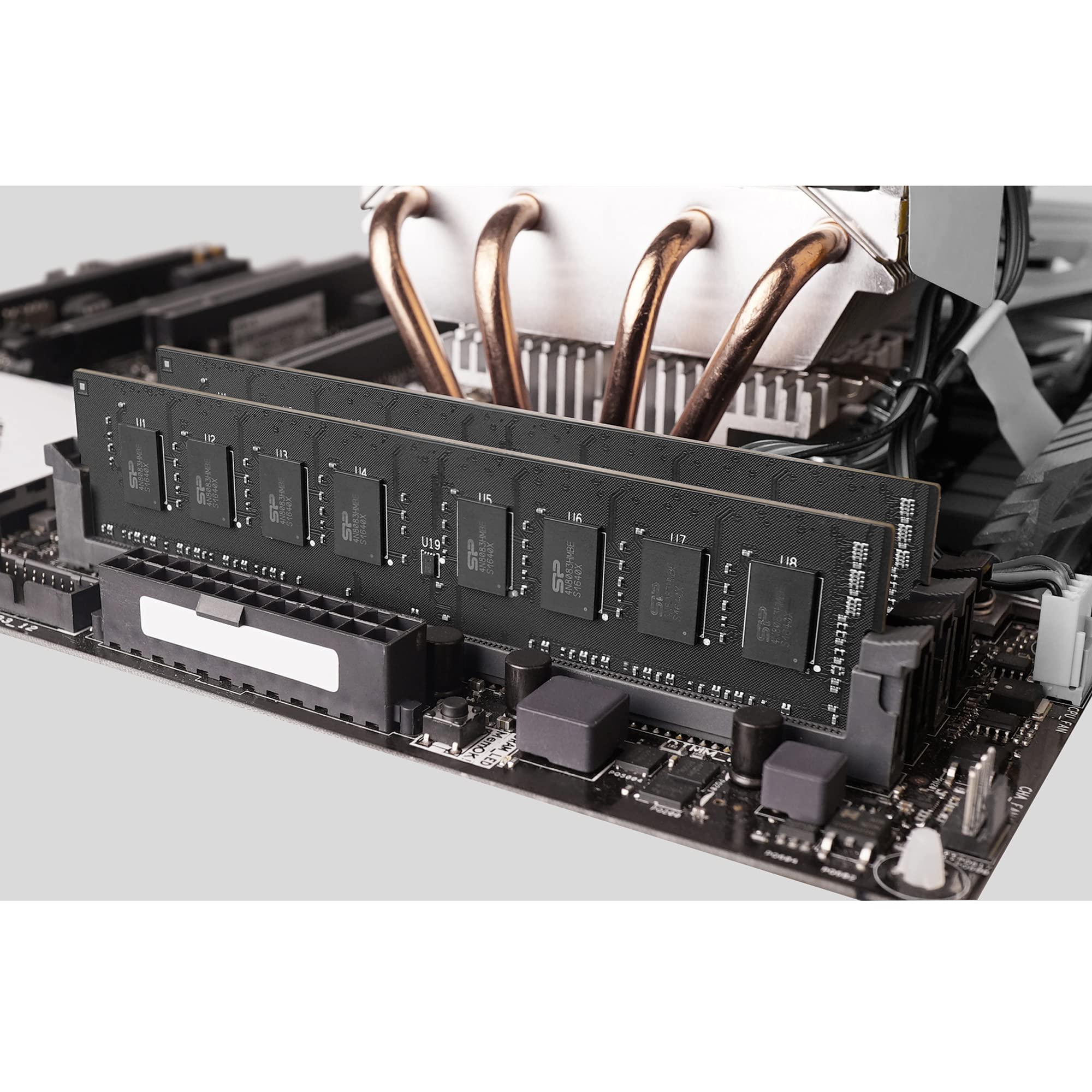 Silicon Power Ddr4 16Gb Kit (2X8Gb) 3200Mhz (Pc4 25600) Cl22 Udimm 288 Pin Desktop Computer Memory Sp016Gblfu320B22