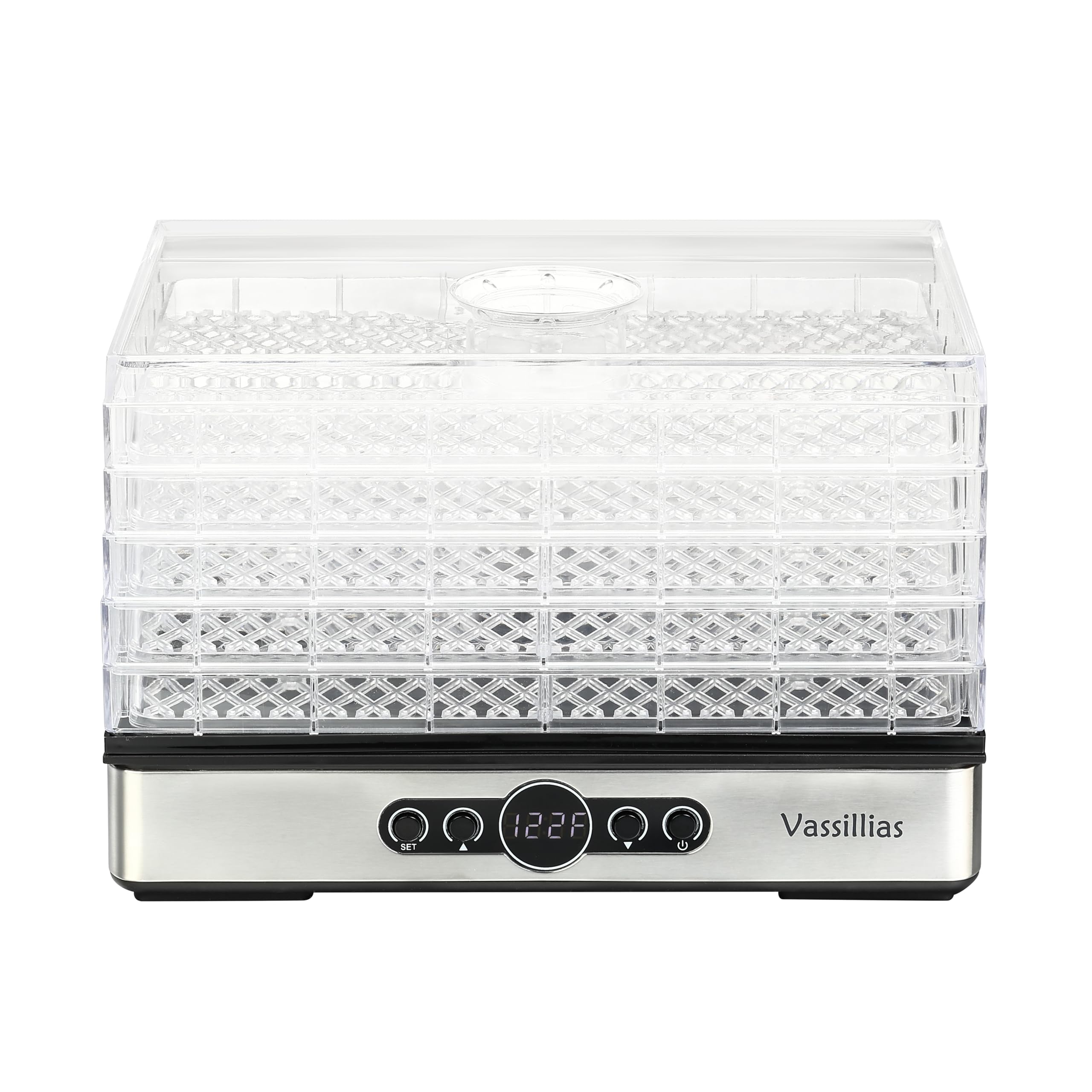 Food Dehydrator Dryer - Dehydrator for Healthy Food, Meat, Jerky, Fruit, Vegetable, Mushroom and Herb, 400W, 158F, Mini Dryer wi