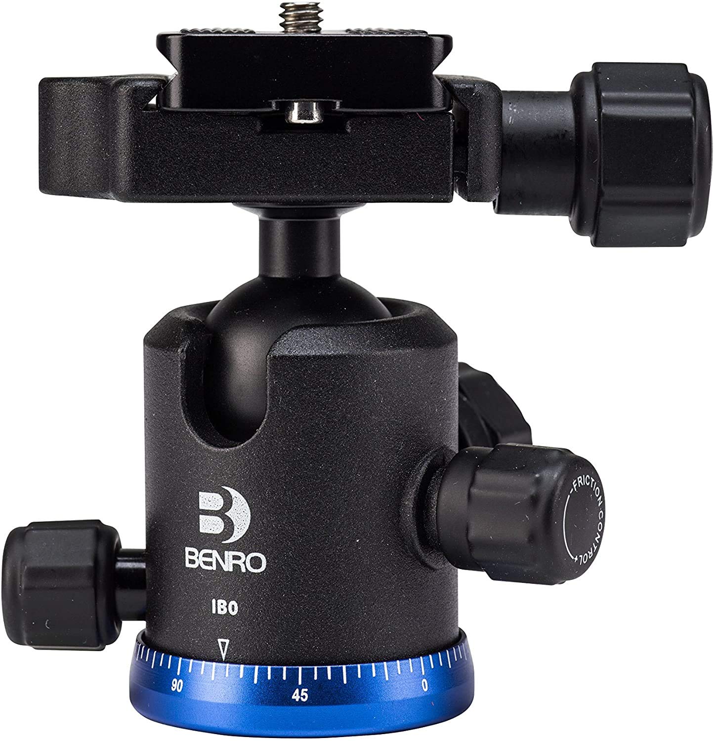 Benro Triple Action Ball Head w/ PU50 Quick Release Plate (IB0),Black