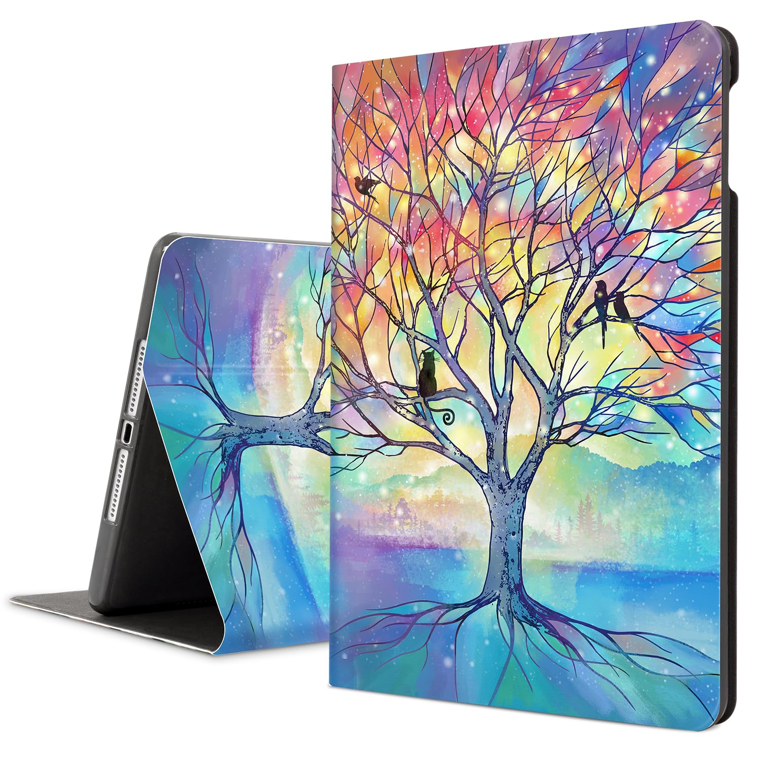 Lokigo Ipad 6Th Generation Case 2018/Ipad 5Th Generation Case 2017, Ipad Air 2/1 Case For Kids Girls, 9.7 Inch Ipad Soft Pu Back