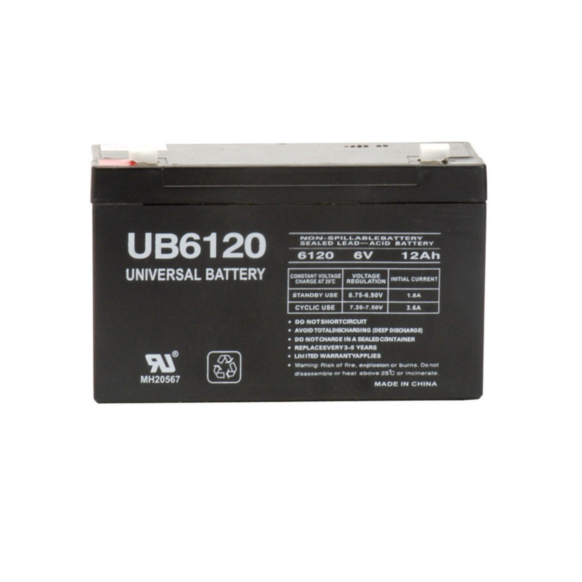 BATTERY SLA UB6120 (Pack of 2)