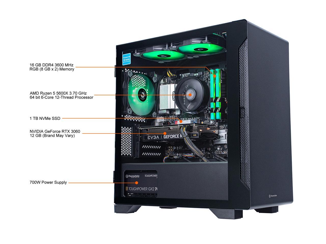 Dt Thermaltake S1Bk B550 G36 Lcs R
