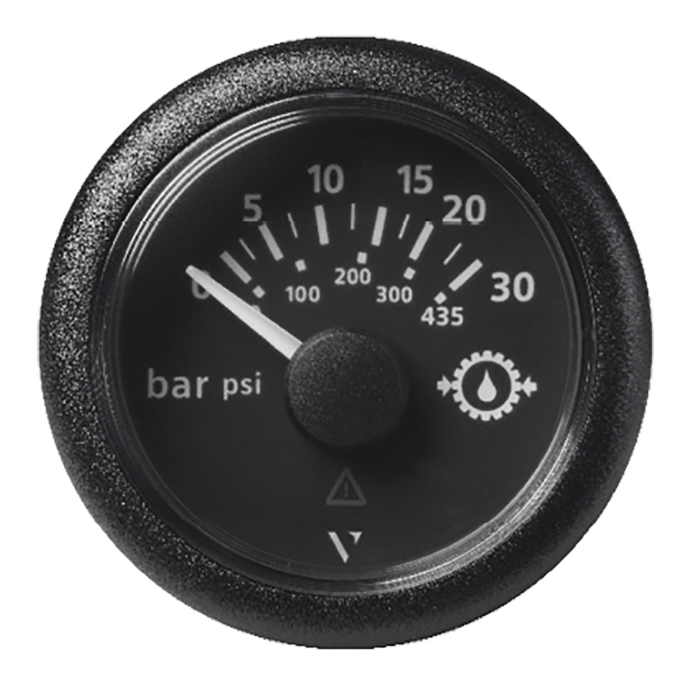 Veratron 52Mm (2-1/16'') Viewline Transmission Oil Pressure 30 Bar/435 Psi - Black Dial &Amp; Round Bezel,WBEEAB07YXQWMDT