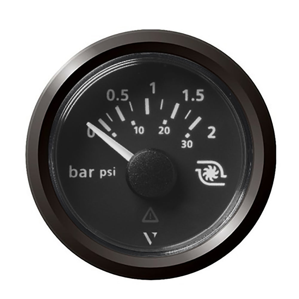 Veratron 52Mm (2-1/16'') Viewline Boost Pressure Gauge 2 Bar/30 Psi - Black Dial &Amp; Triangular Bezel,WBEEAB08M232XJZ