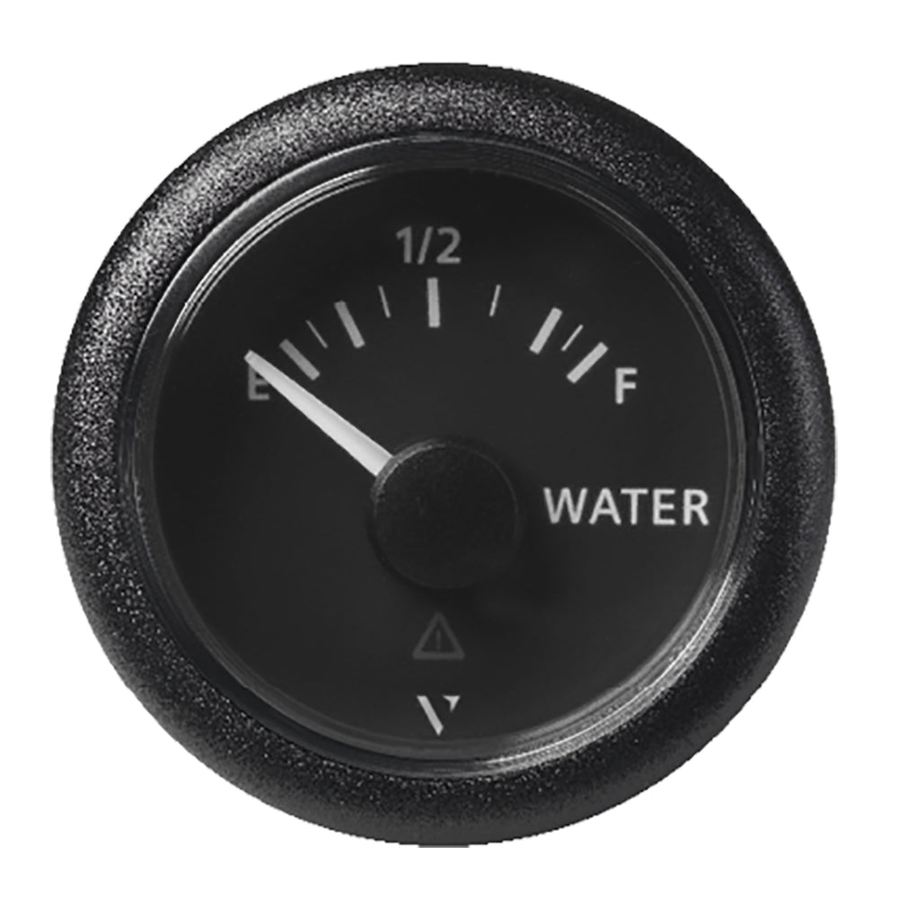 Veratron 52Mm (2-1/16'') Viewline Fresh Water Resistive - Empty/Full - 3 To180 Ohm - Black Dial &Amp; Round Bezel,WBEEAB0CWYW76XR