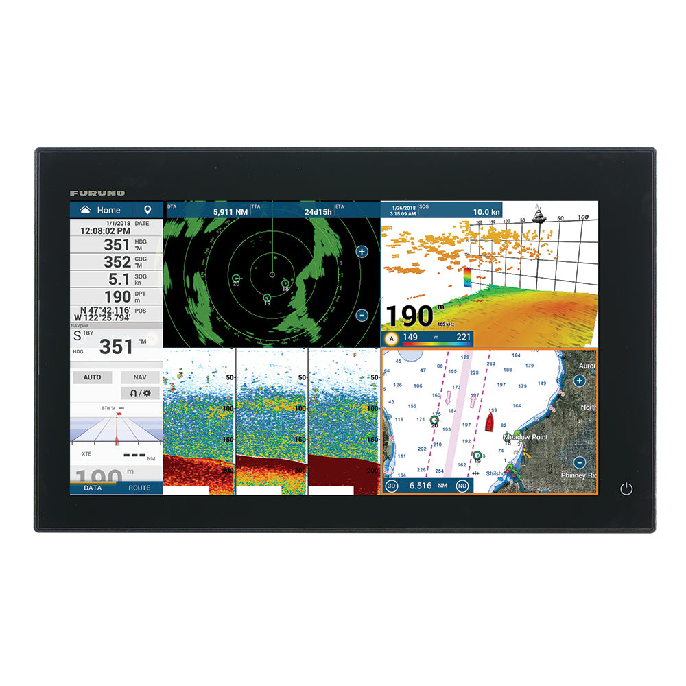Furuno Navnet Tztouch3 16'' Mfd W/1Kw Dual Channel Chirp&Trade; Sounder &Amp; Internal Gps,WBEEAA001346086