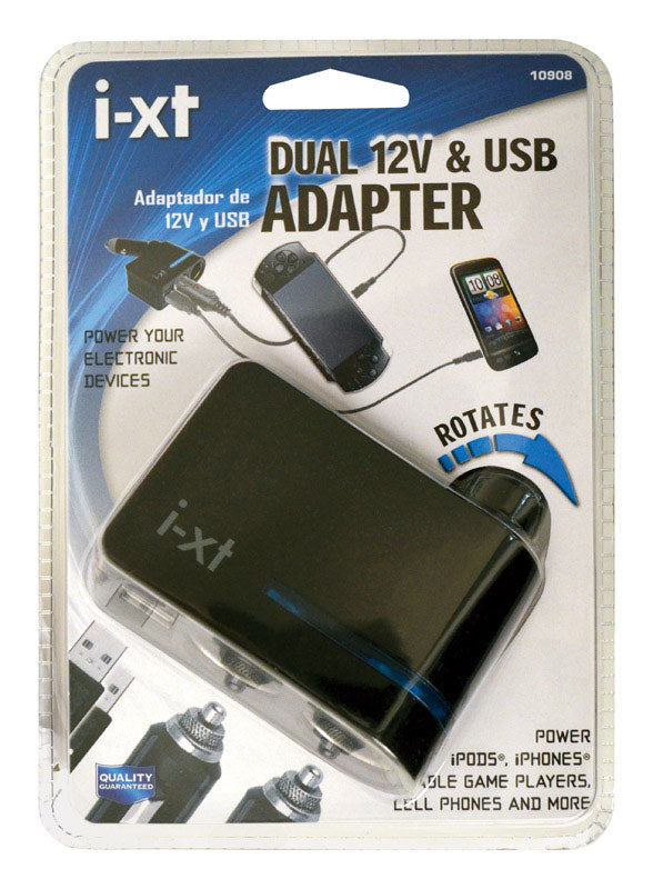 Usb Adapter Dual 12V (Pack Of 1)