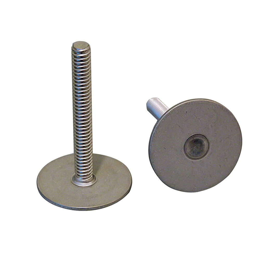 Weld Mount Stainless Steel Stud 1.25'' Base 1/4 X 20 Thread 0.75'' Tall - 100 Pack,WBHDWA001346129