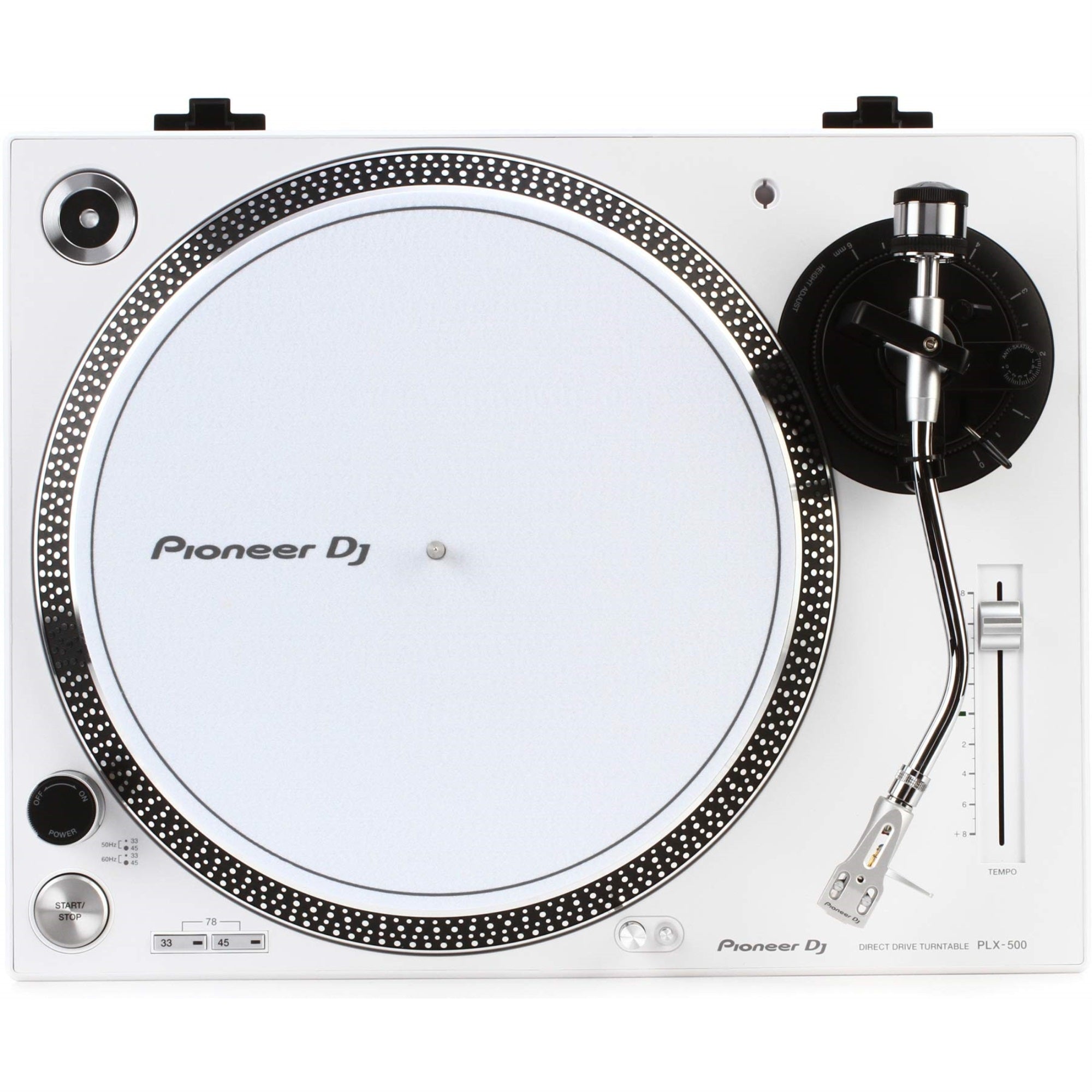 Professional Direct Drive Record Turntable White With Usb And Rca Connectivity