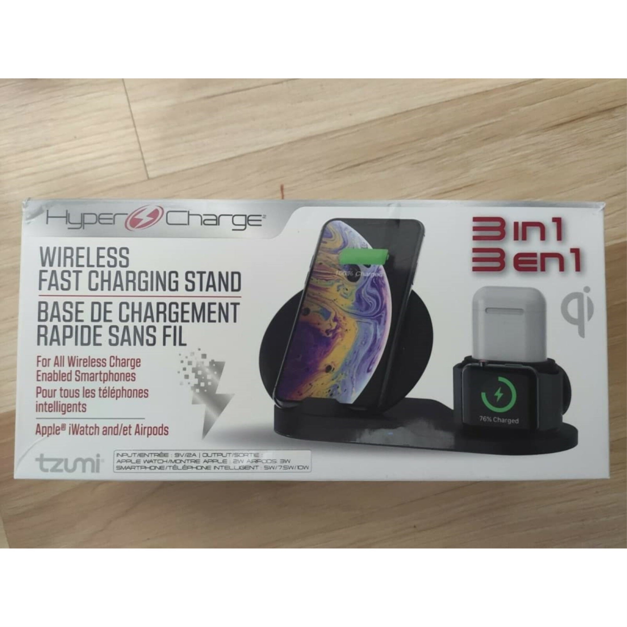 TZUMI 30 IN 1 WIRELESS FAST CHARGING STA