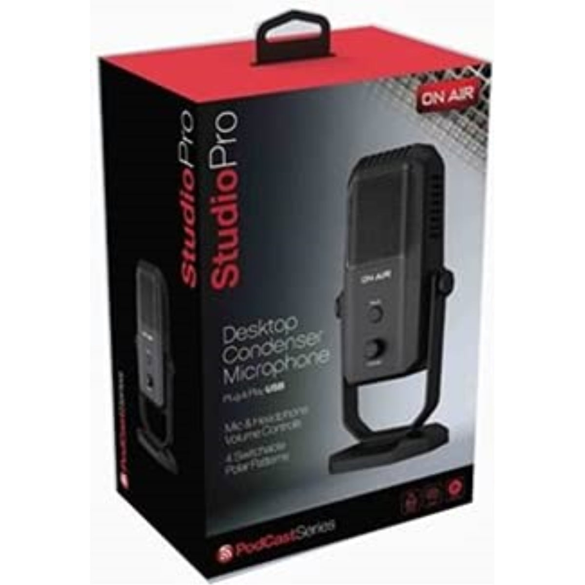 Desktop Condensor Microphone USB Plug and Play Perfect for: Podcasting, Studio Recording, Video Conferencing, Online Gaming, Vlo