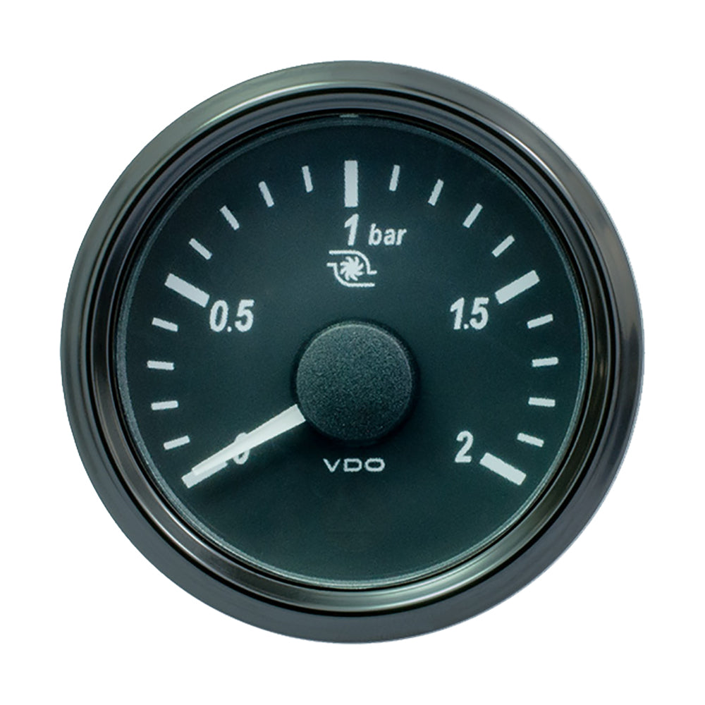 Vdo Singleviu 52Mm (2-1/16'') Turbo Pressure Gauge - 60 Psi - 0-180 Ohm,WBEEAB0BYGSMJK1