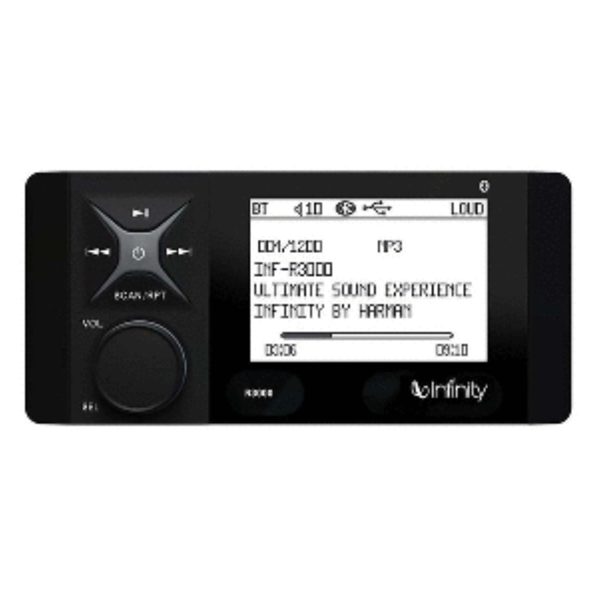 Infinity R3000 Stereo Receiver Am/Fm/Bt