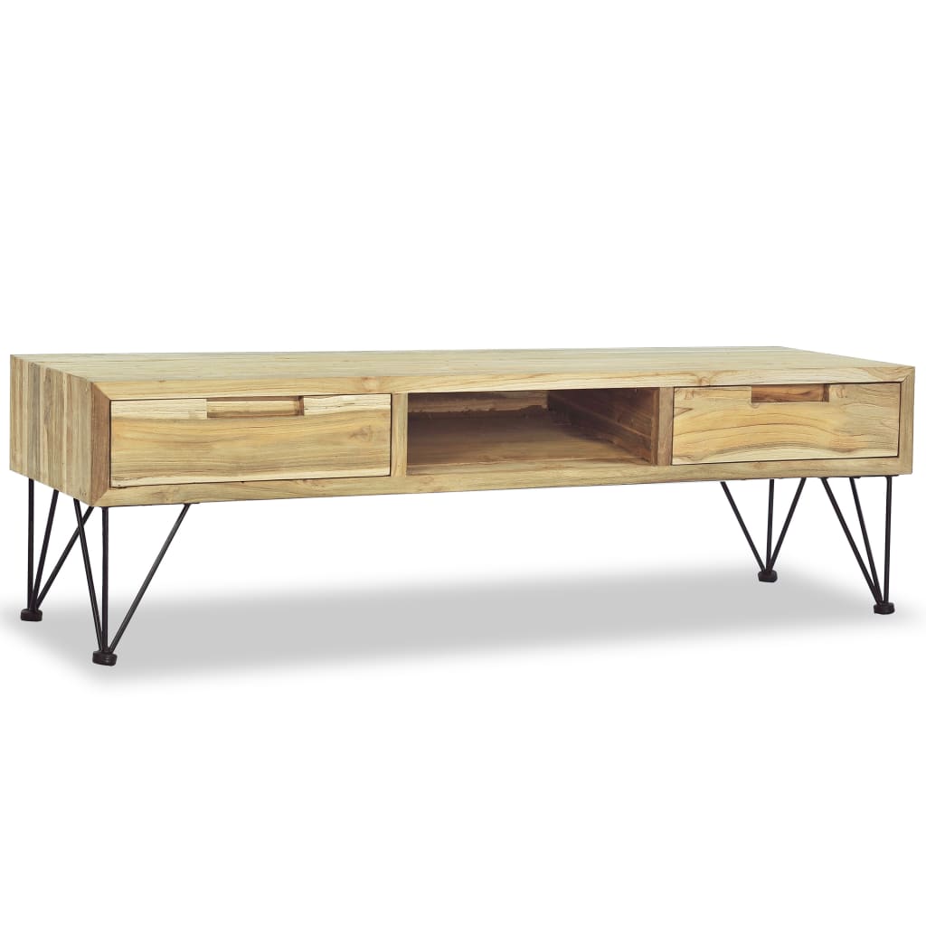 Vidaxl Tv Cabinet 47.2''X13.8''X13.8'' Solid Teak