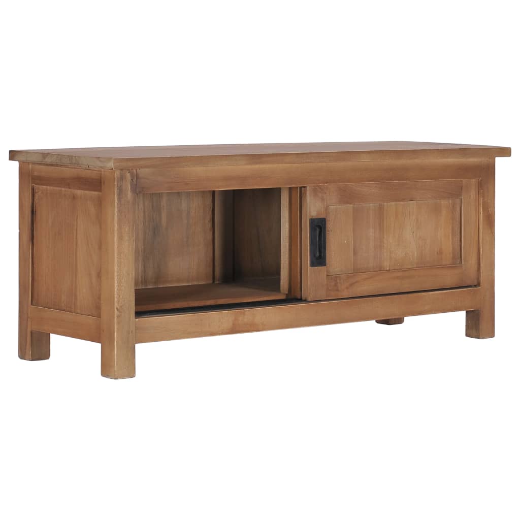 Vidaxl Tv Cabinet 35.4''X11.8''X13.8'' Solid Teak Wood