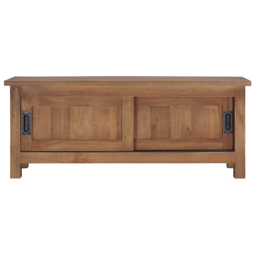 Vidaxl Tv Cabinet 35.4''X11.8''X13.8'' Solid Teak Wood