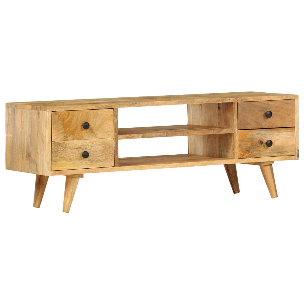 Vidaxl Tv Cabinet 43.3''X13.8''X15.7'' Solid Mango Wood