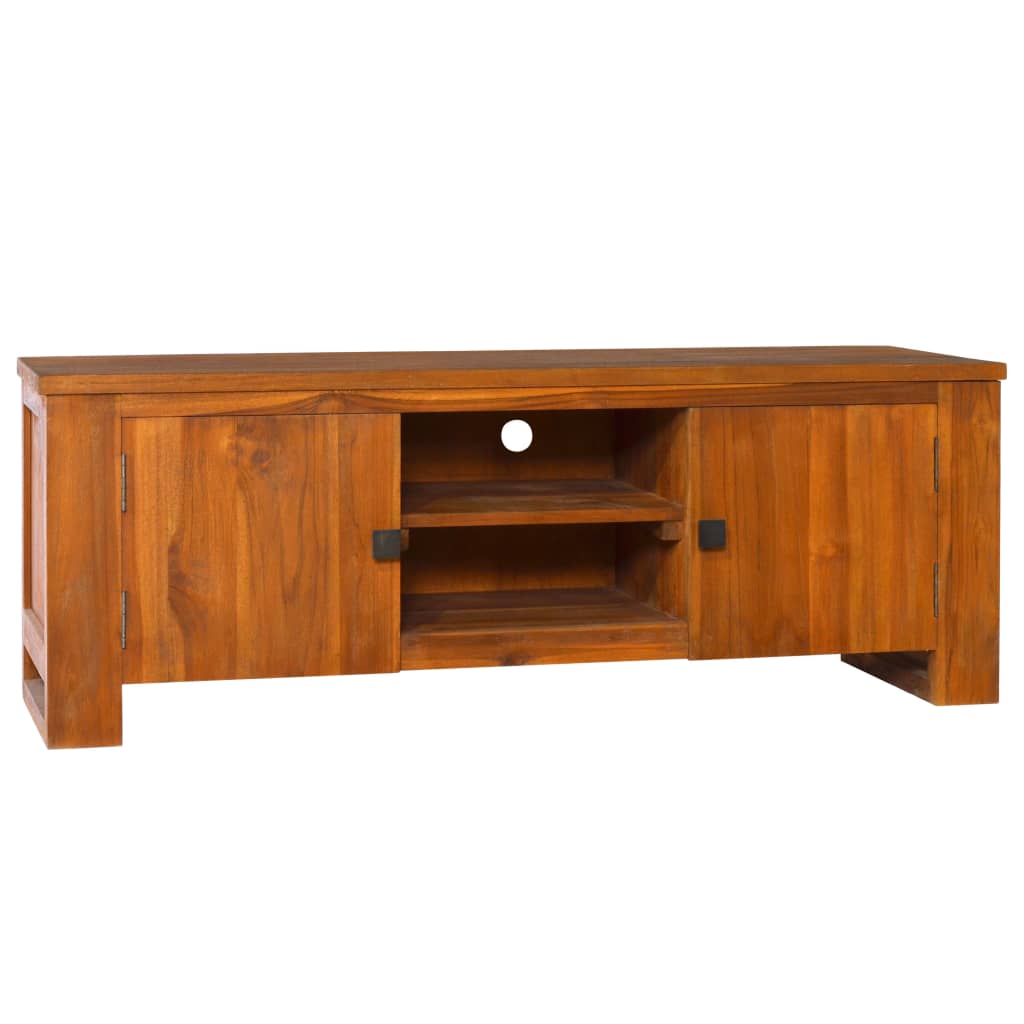 Vidaxl Tv Cabinet 43.3''X11.8''X15.7'' Solid Teak Wood