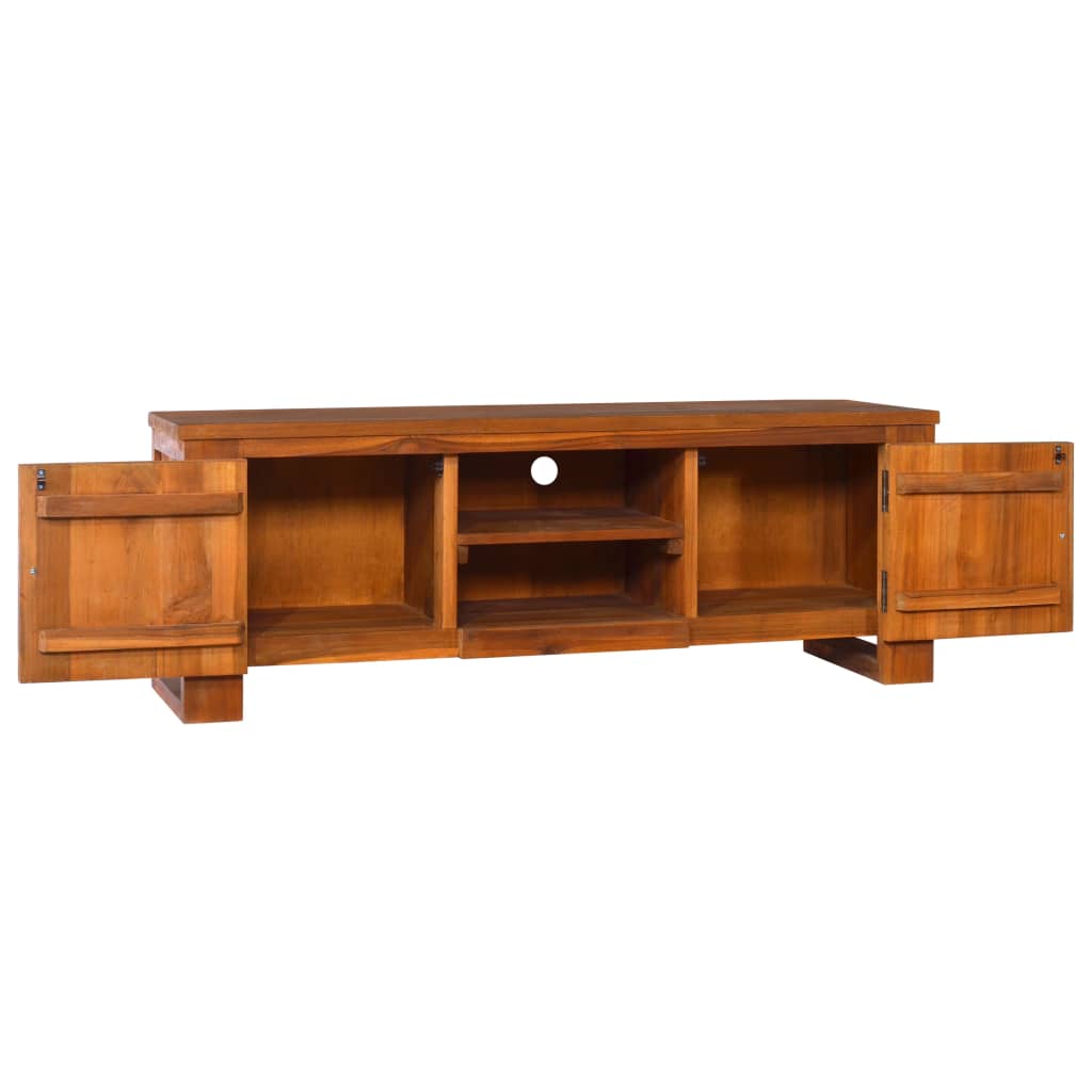 Vidaxl Tv Cabinet 43.3''X11.8''X15.7'' Solid Teak Wood