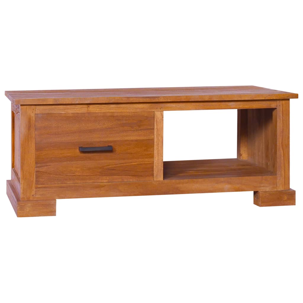 Vidaxl Tv Cabinet 35.4''X19.7''X14.6'' Solid Teak Wood