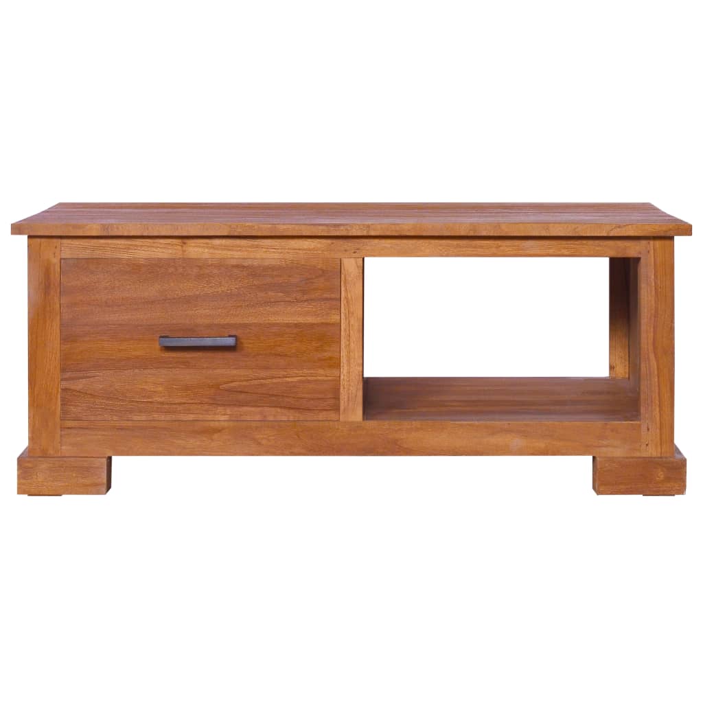 Vidaxl Tv Cabinet 35.4''X19.7''X14.6'' Solid Teak Wood