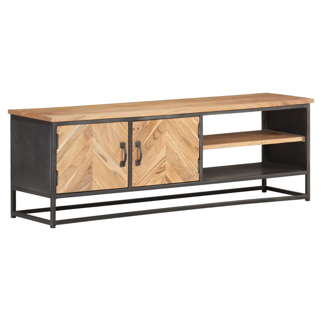 Vidaxl Tv Cabinet 47.2''X11.8''X15.7'' Solid Acacia Wood