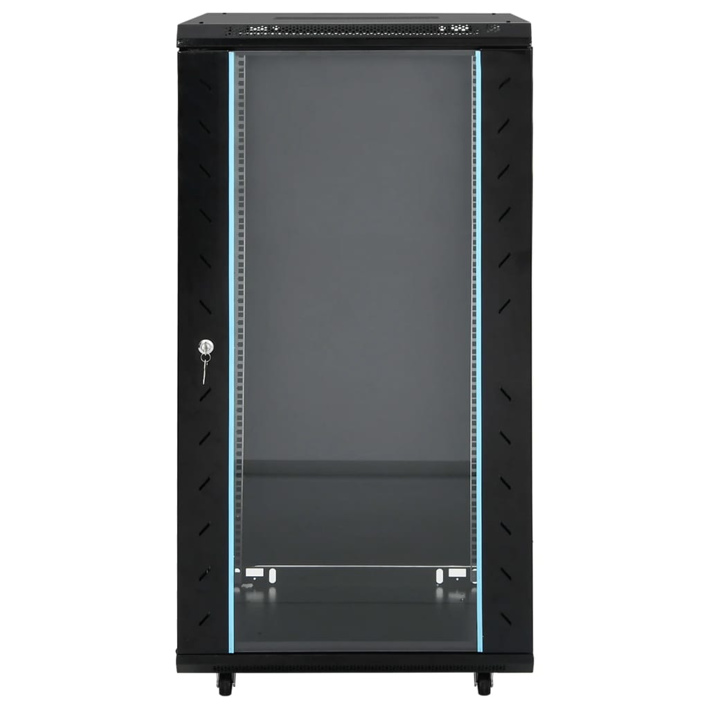 Vidaxl 22U Network Cabinet With Swivel Feet 19 Ip20 23.6X23.6X47.2