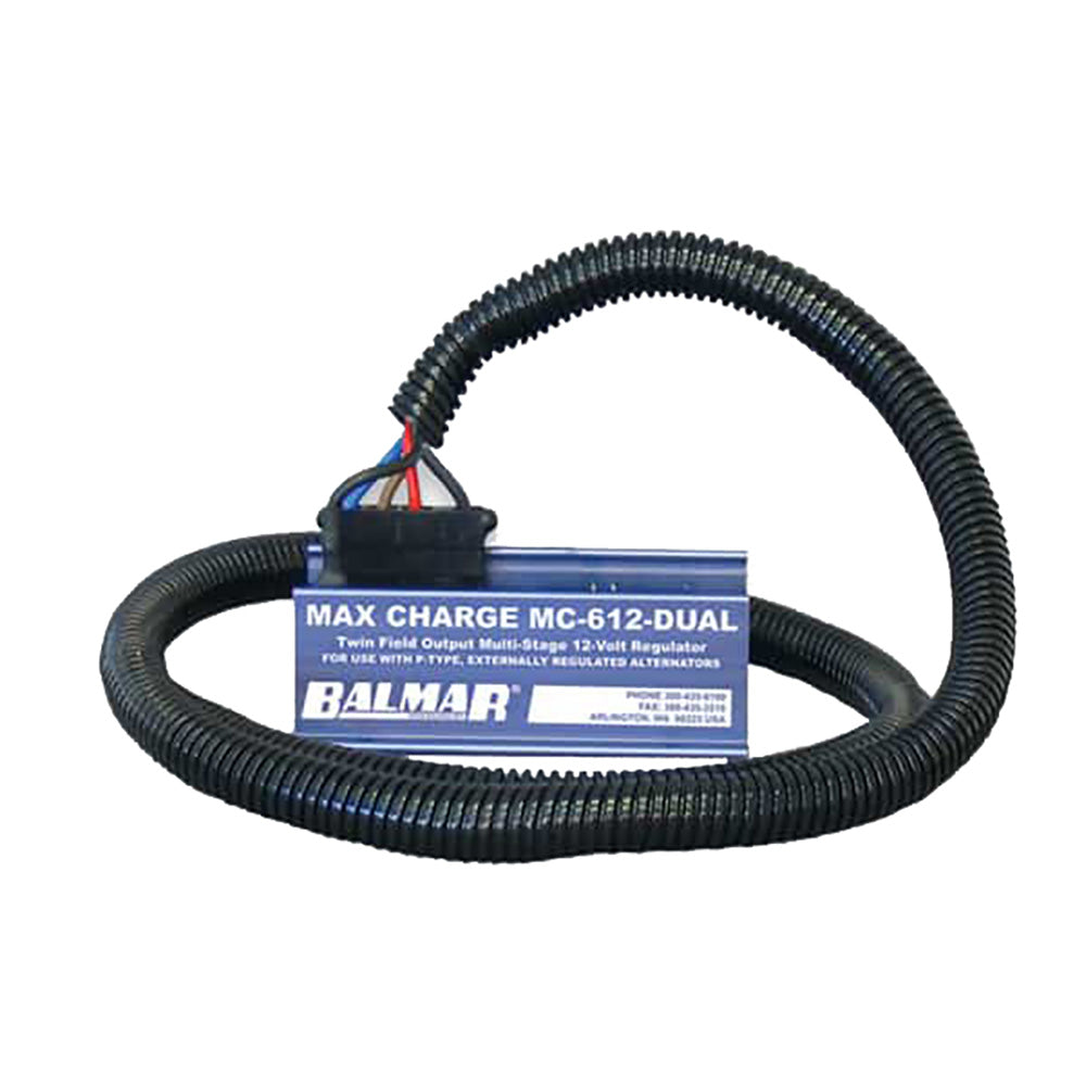 Balmar Dual Mc612 Multi-Stage 12V Regulator W/Harness,WBAUVB0B5ZXV3KM