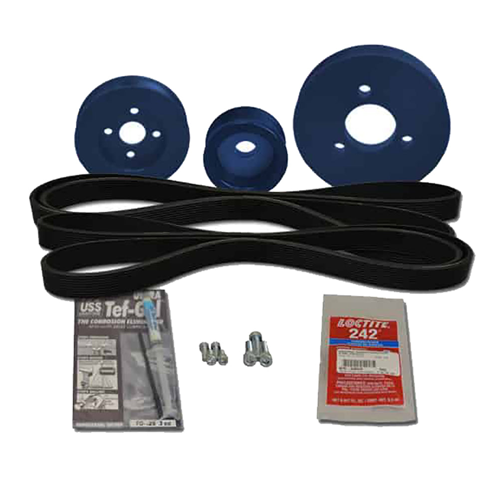 Balmar Pulley Kit, Westerbeke 18, 21A, 27A, 35B, 38B, 42B,WBAUVA001346227