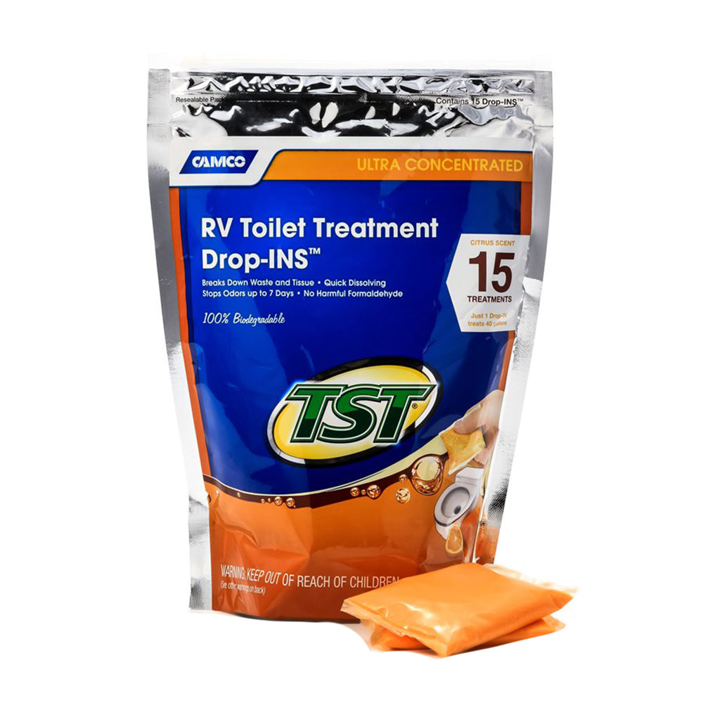 Camco Tst Orange Rv Toilet Treatment Drop-Ins *15-Pack,WBAUVA001346228