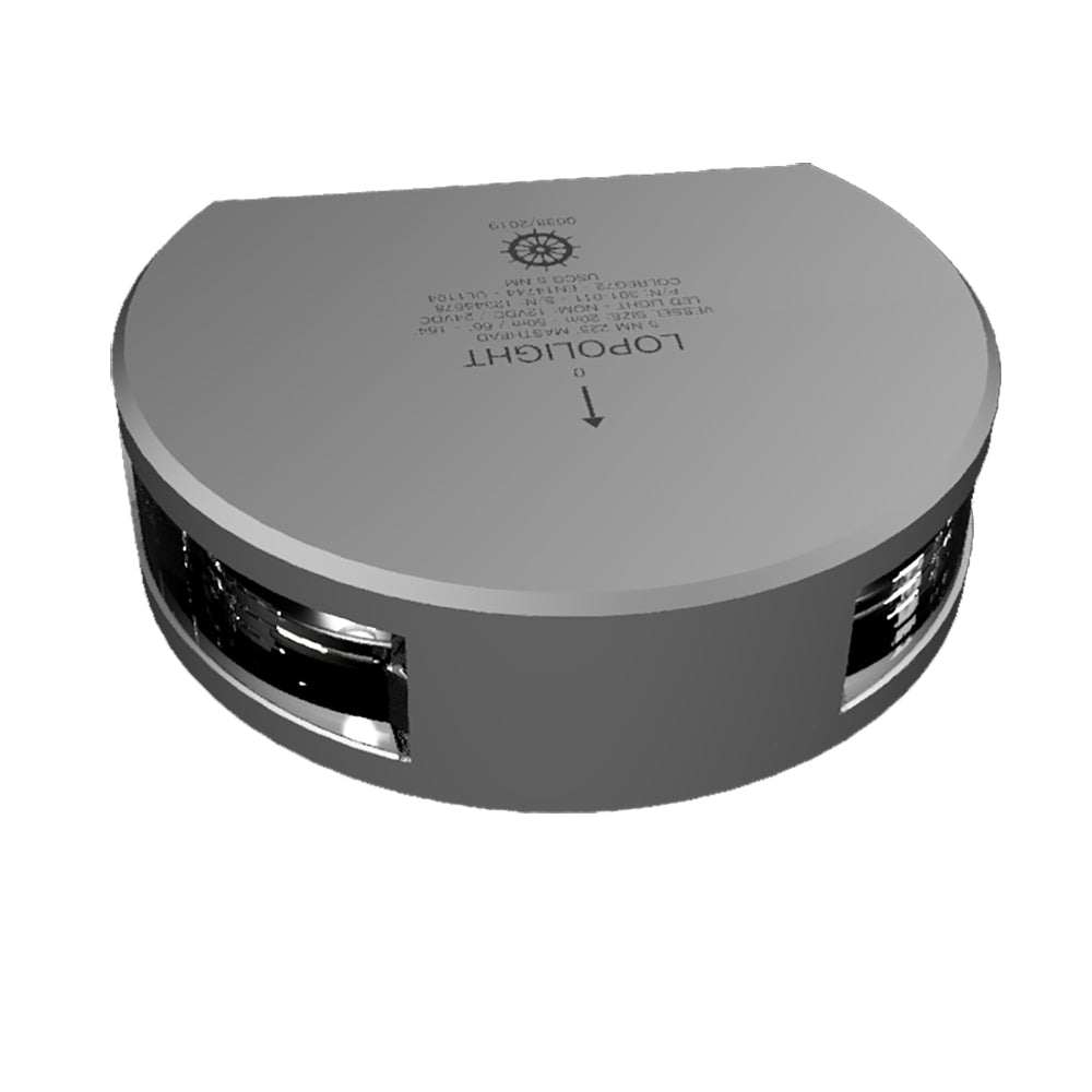 Lopolight Series 301-011 - Masthead Light - 5Nm - Horizontal Mount - White - Silver Housing,WBAUVB0CNJSX7Y5