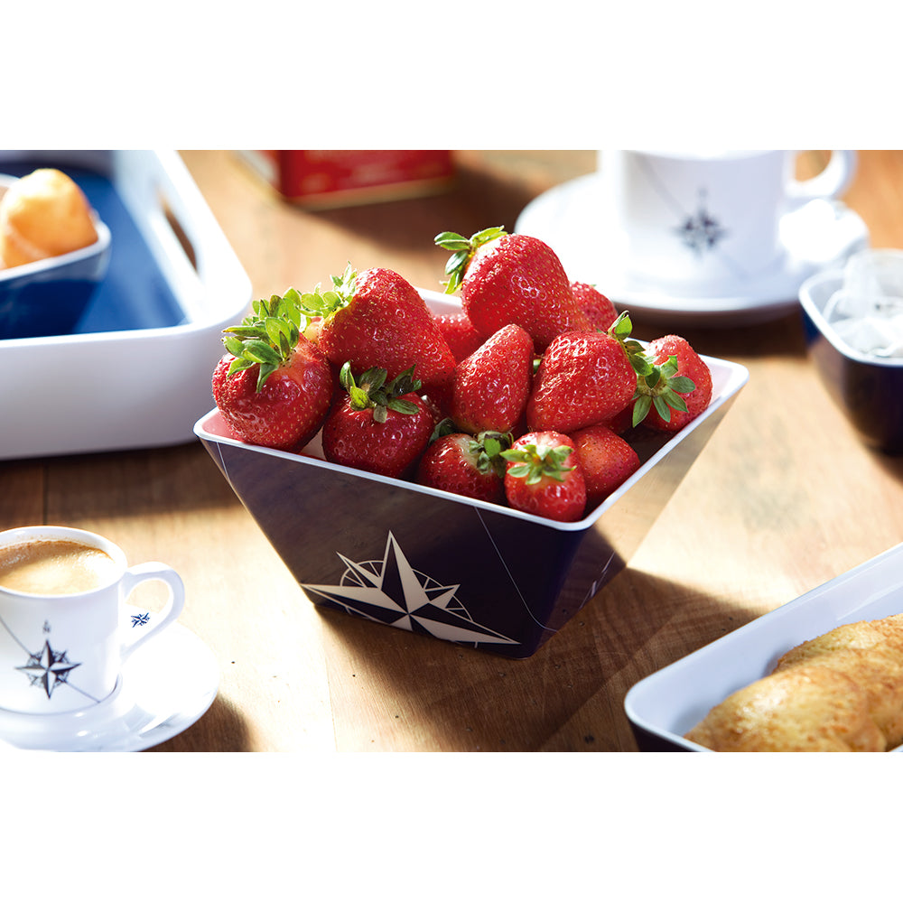 Marine Business Melamine Square Bowl - Northwind - Set Of 6,WBAUVB0CPGDZ473