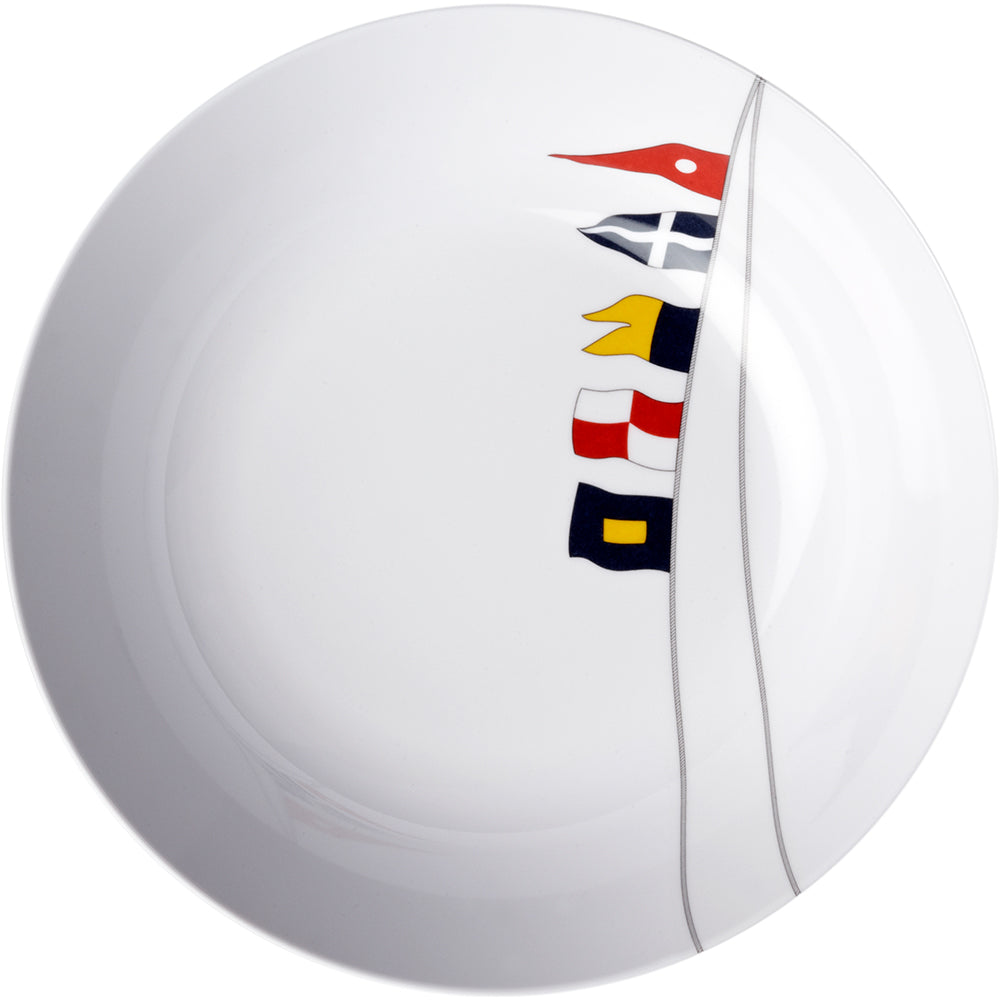 Marine Business Melamine Deep, Round Soup Plate - Regata - 8.8'' Set Of 6,WBAUVA001346257