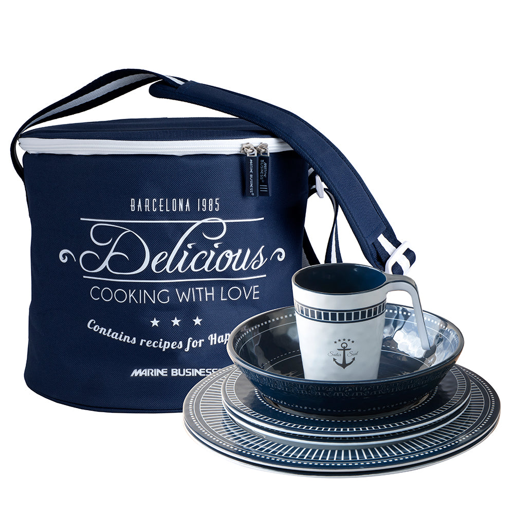 Marine Business Melamine Tableware &Amp; Basket - Sailor Soul - Set Of 16,WBAUVB093HLXHKH