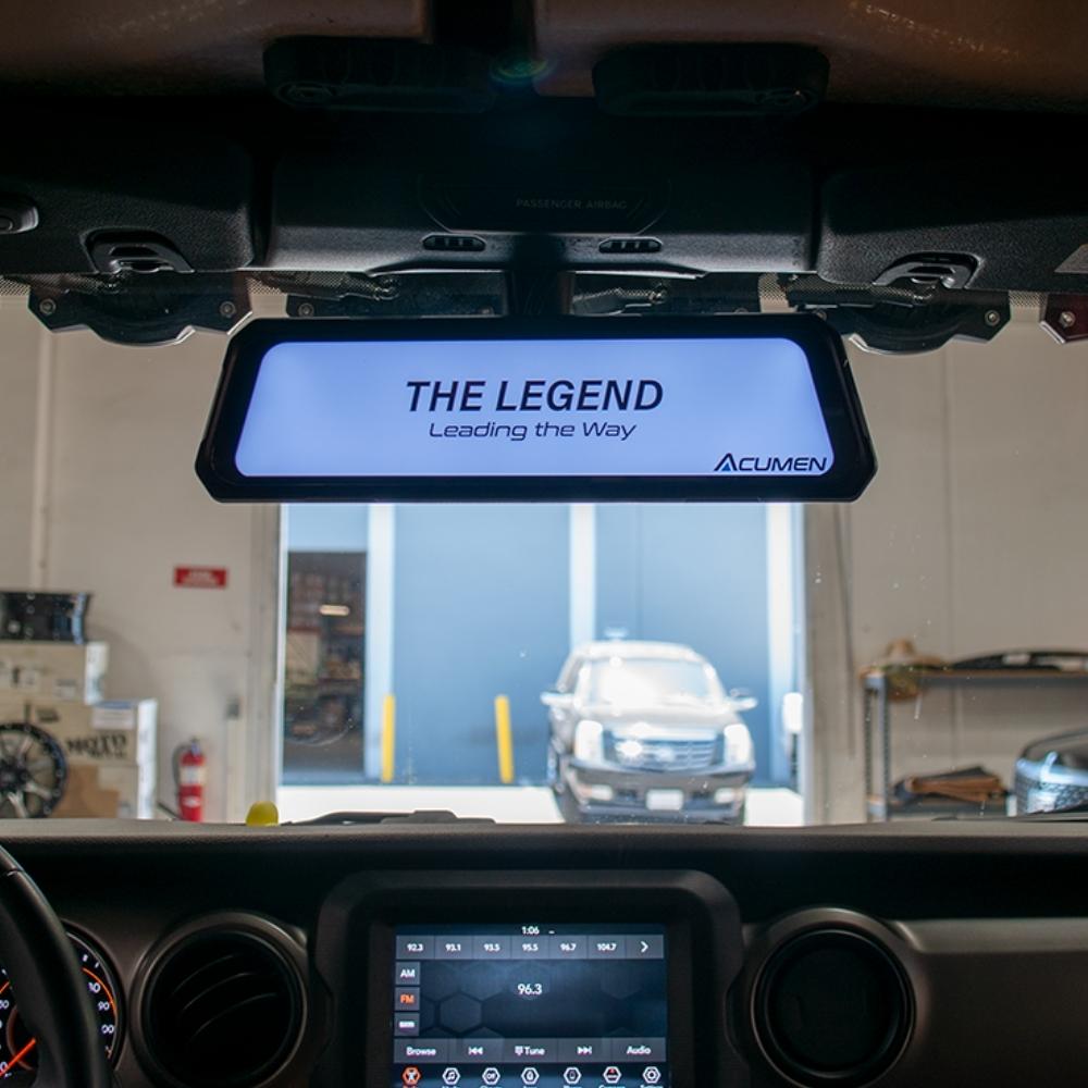 The Legend 2ch Waterproof Mirror DVR Switching System with 8-Gang in-Car Power Solid-State Switch Control Box