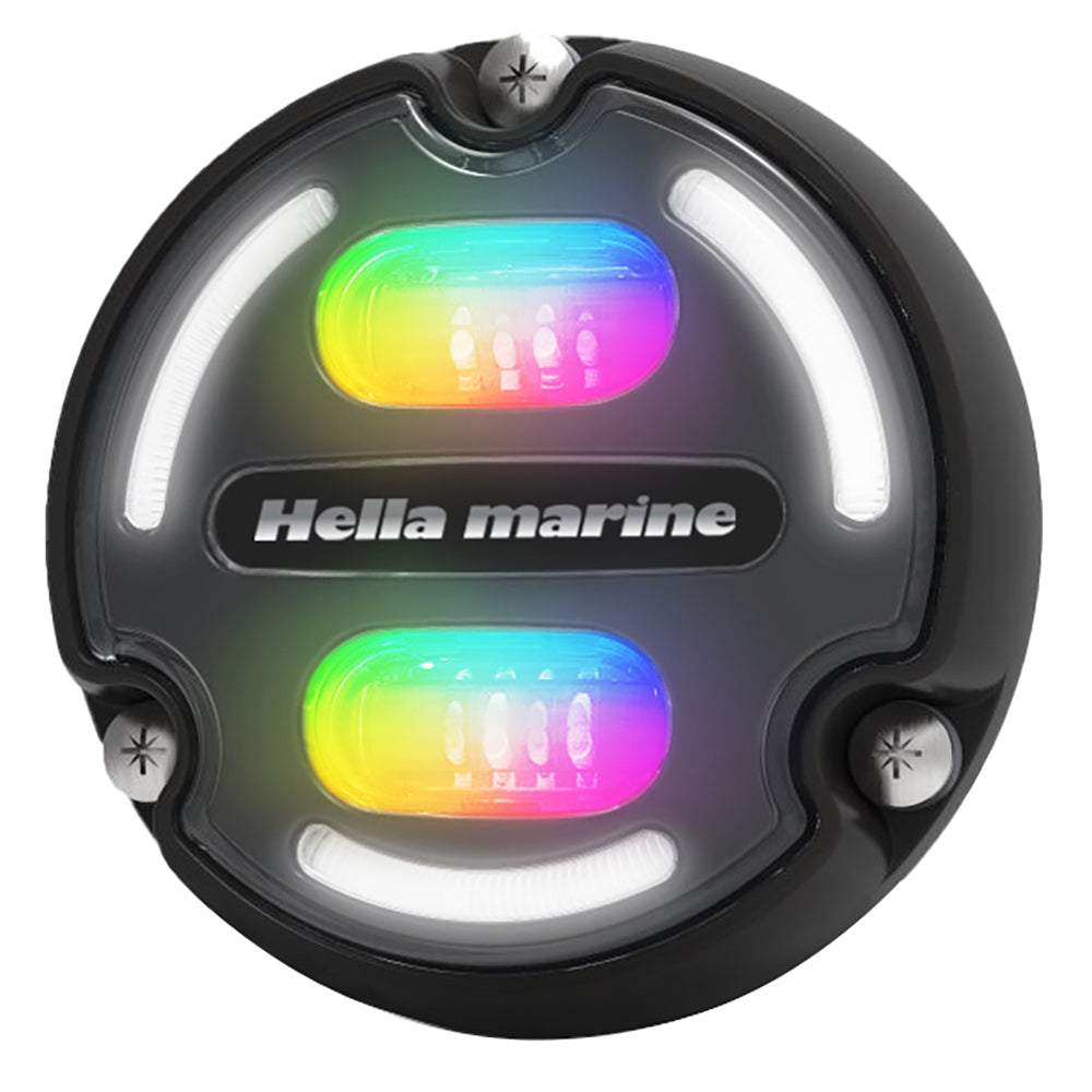 Hella Marine A2 Rgb Underwater Light - 3000 Lumens - Black Housing - Charcoal Lens W/Edge Light,WBAUVB0BPJWMWT9