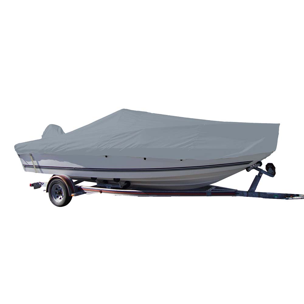 Carver Sun-Dura&Reg; Styled-To-Fit Boat Cover F/21.5&#39; V-Hull Center Console Fishing Boat - Grey,WBAUVB0CS8P1CN5